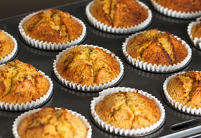 muffins in a tin